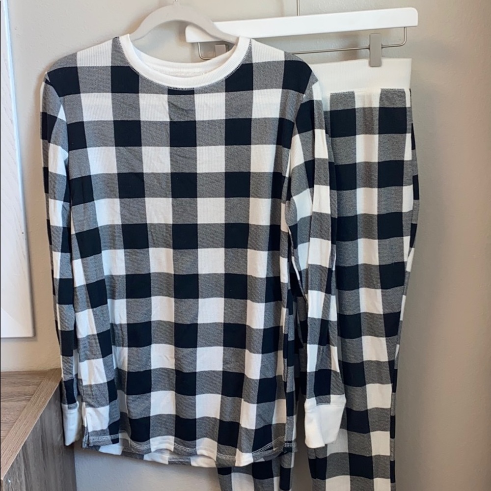 Plaid Pajama Set